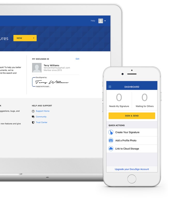 DocuSign Screen